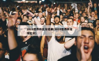 2018世界杯比分结果(2018世界杯足球比分)